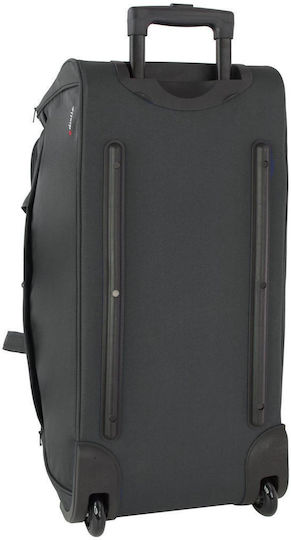 Dielle Sak Vouagiaz 87.8lt Black with Wheels Fabric M70xW33xH38cm