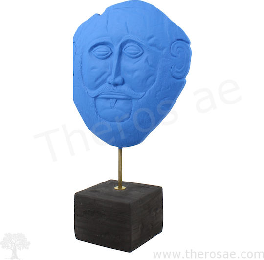 Amme von Agamemnon Keramik 24,8cm Blau