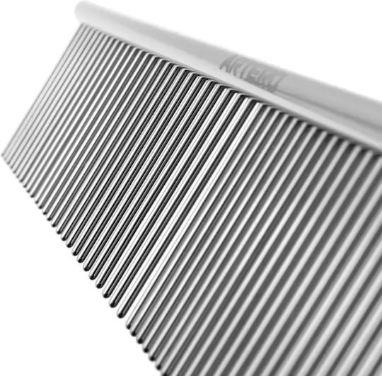 Artero Comb Large / Medium for Long-Haired Dogs for Coat Care Silver