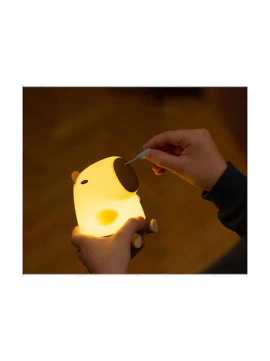 Mary's Lampă Led Decorativă Pentru Copii cu Atingere Smarkus Albă 14.4x10.3x6.5cm
