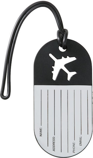American Tourister Luggage Label Black