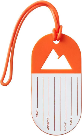 American Tourister Luggage Label Orange