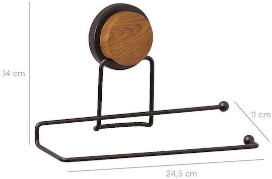 SteweHome Държач За Салфетки Дървен Черен STE-034291-P34291