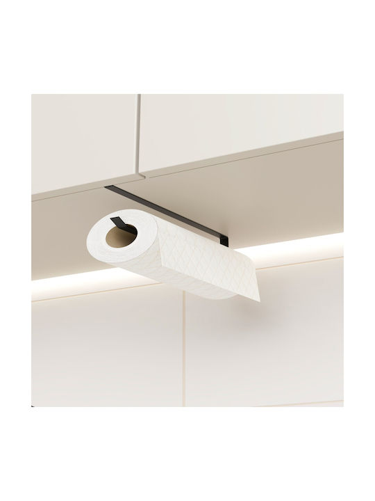 Femmit Metallic Hanging Paper Towel Holder Black 25×6 Cm