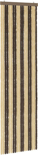 vidaXL Κουρτίνα Πόρτας Καφέ 56x200cm 42034430