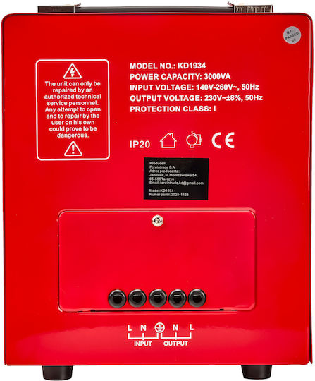 Avr Spannungsregler 3000va 230v Kd1934