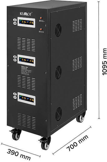 Stabilizator de Tensiune Servomotor Trifazat 80kVA Proavr-80k Kemot