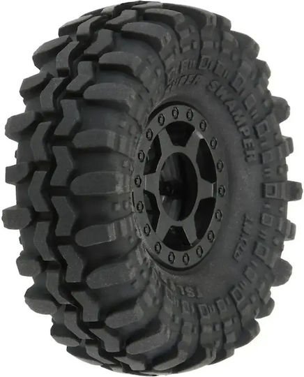 Комплект Proline 1/24 Interco Super Swamper 1.0" Mtd 7мм Черни Холкомб Джанти 4 Бройки
