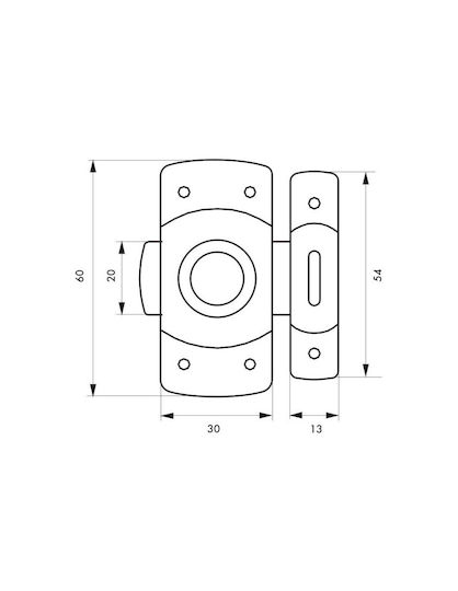 Șurub Tric Trac 30 Mm Cromat Thirard 00100931
