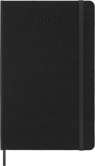 Moleskine Classic Planner 2026 2027 Weekly Horizontal 18 Month Black Large 13x21 Hard Cover 8056999279929