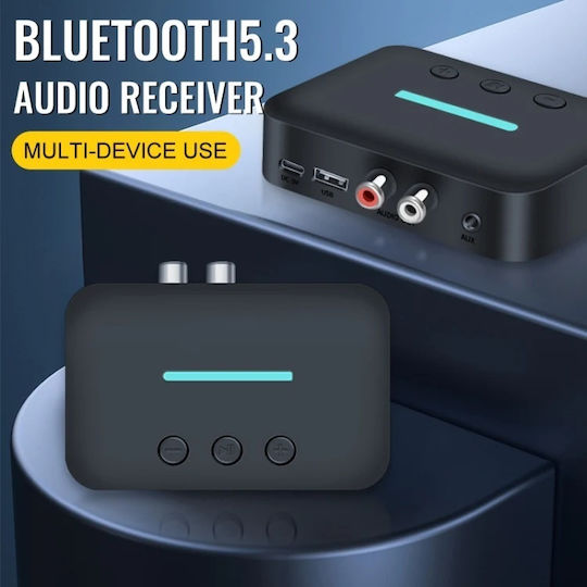 Techstar T88 Receptor Audio Bluetooth Bluetooth 5.3 3.5mm Aux + RCA L R USB Redare U-disk USB-C 5V 10m Rază Stereo HiFi