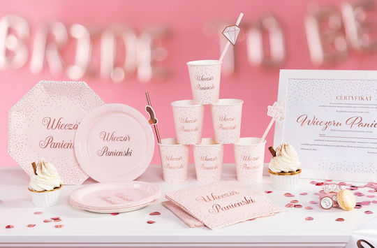 Paper Plates Bachelorette Party 23cm 6pcs