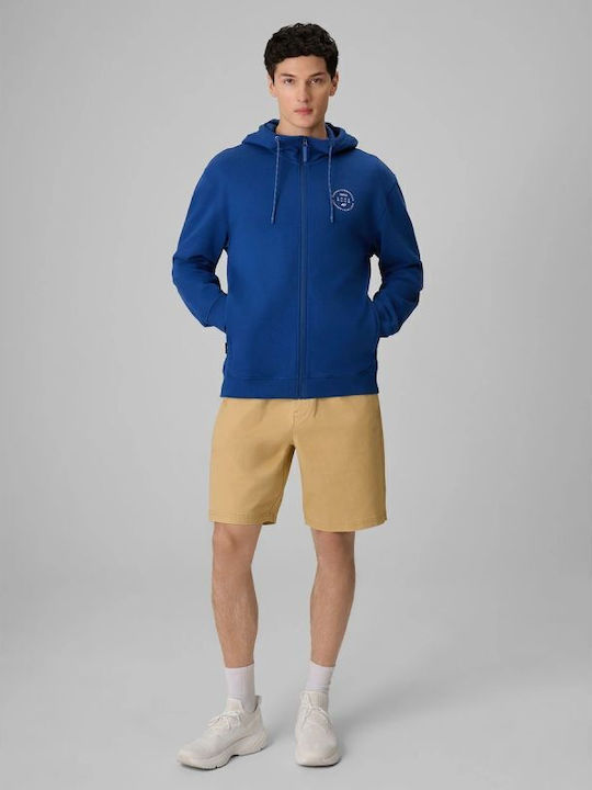 Cardigan With Hood Blue