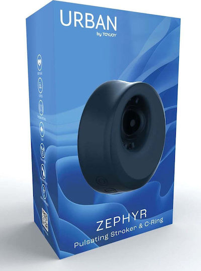 Toyjoy Urban Zephyr Pulsating Stroker & C-ring Blue