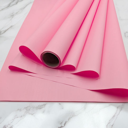 Rola Satin Aromă Perlată Florală Roz 50cm X 9m