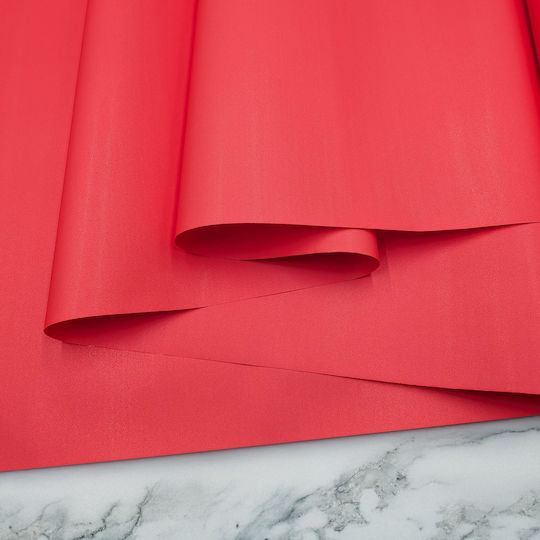 Scented Floral Foil Satin Aroma Salmon Roll 50cm X 9m