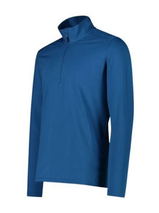 Jachetă Fleece Bărbați Albastră