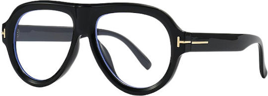 Fermeti Schwarz Blaulichtblockierende Brille