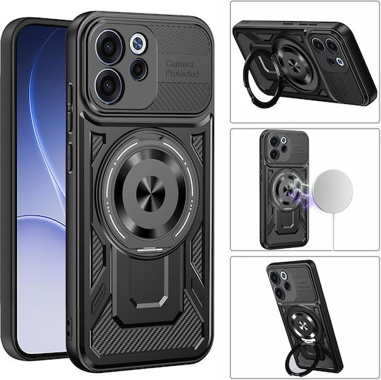 Techsuit Purple Silicone Back Cover (Oppo Reno15 F)