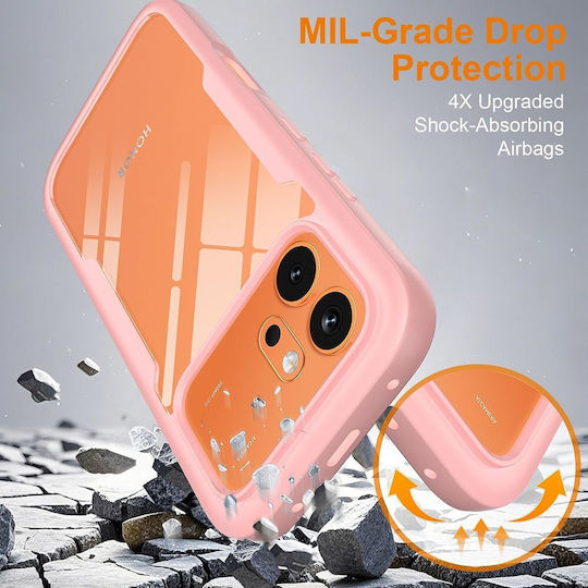 Techsuit 360 Full Cover Silicone Pink (Honor 600)