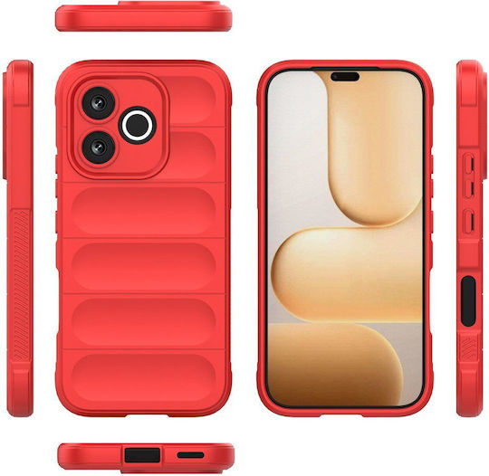Techsuit Magic Rückseite Umschlag Silikon Rot (Honor 600 Lite)