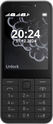 Nokia 230 Dual SIM Κινητό με Κουμπιά (EU) Dark Silver