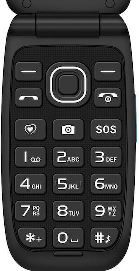 MaxCom Comfort MM828 Single SIM Κινητό με Κουμπιά Μπλε
