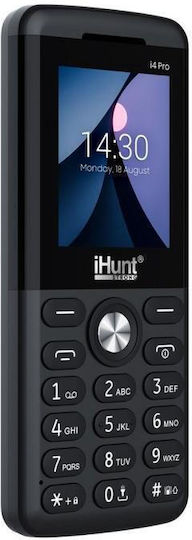 iHunt i4 Pro 2G Dual SIM Мобилен Телефон с Бутони Черен