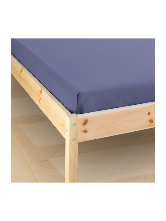 KZ Cearceaf de Pat Single 160x200 cm Marengo
