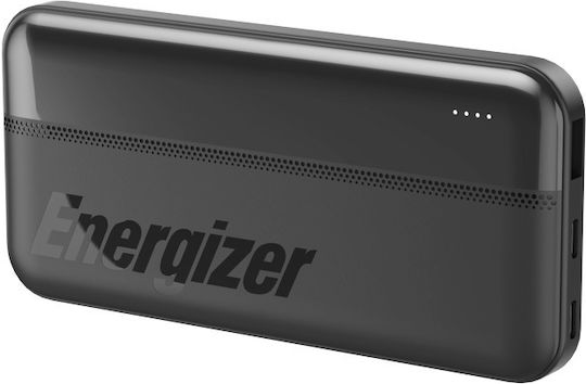 Energizer Power Bank 10000mAh 15W cu Port USB-A și 2 Porturi USB-C Negru