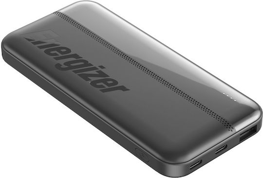 Energizer Power Bank 10000mAh 15W cu Port USB-A și 2 Porturi USB-C Negru