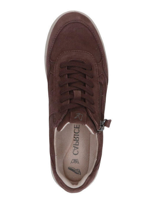 Women's Brown Suede Sneakers