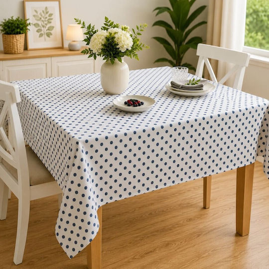 Pucioasa Τραπεζομάντηλο Blue Dots 160x220εκ.