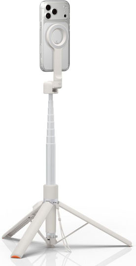 Spigen S582 Selfie Stick Cell Phone Tripod Bluetooth Beige