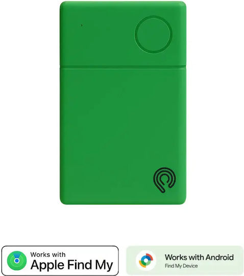 Hyperloq NeoCard Compatible With Google Find Hub Green Rechargeable
