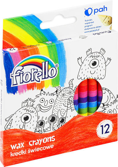Восъчни Моливи 12 Броя Fiorello 170-1383