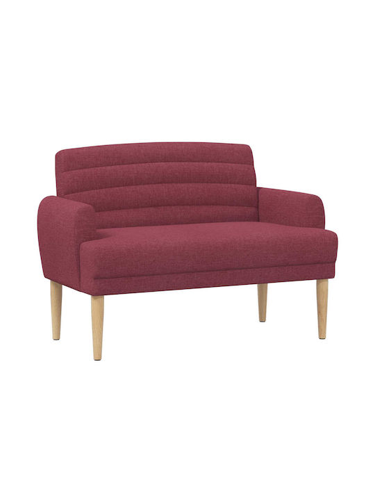 Двуместен Диван Червен 116x67x80см