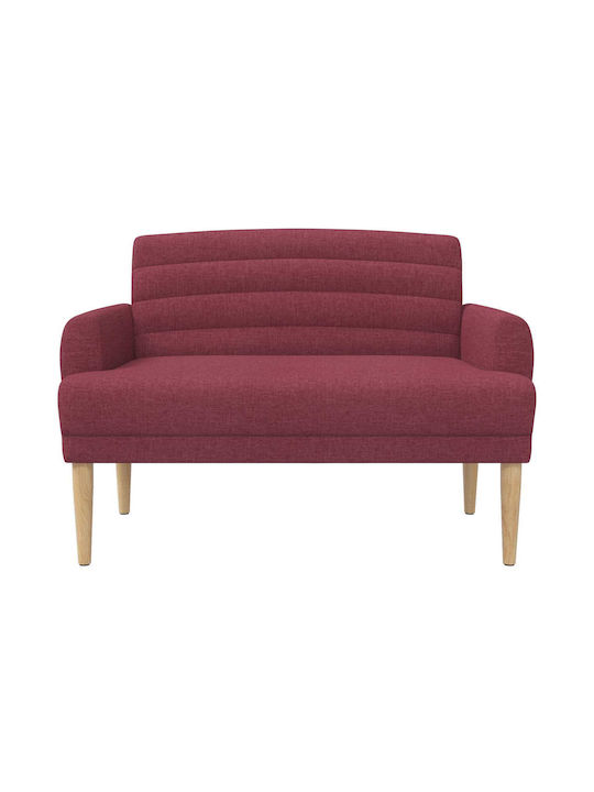Двуместен Диван Червен 116x67x80см