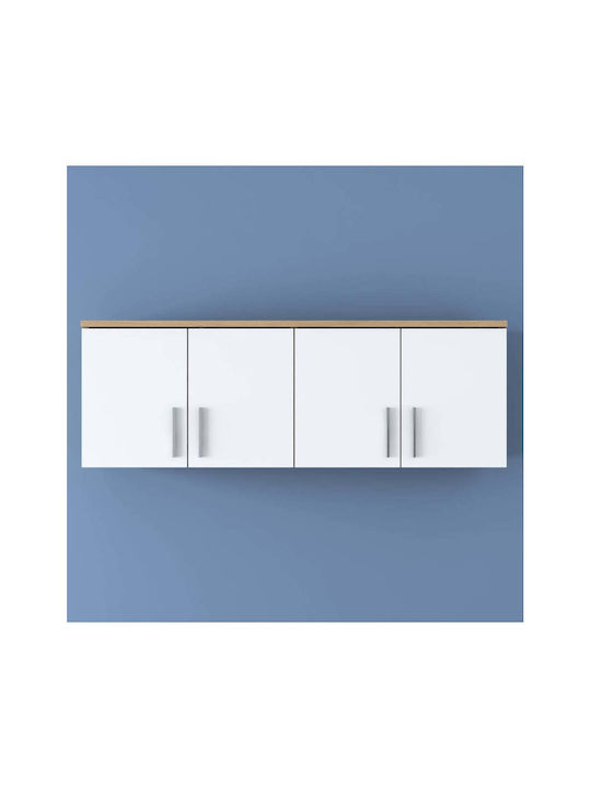 Ντουλάπι Τοίχου Πολύχρωμο 120x37.5x42εκ.
