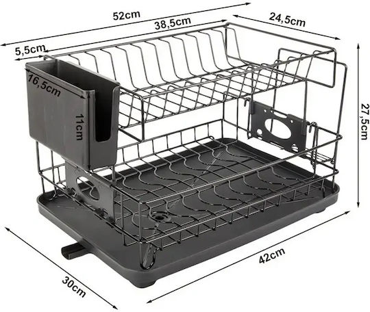 Verk Group Metallic Black Sink Strainer