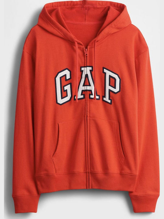 Women's Hooded Sweatshirt Orange