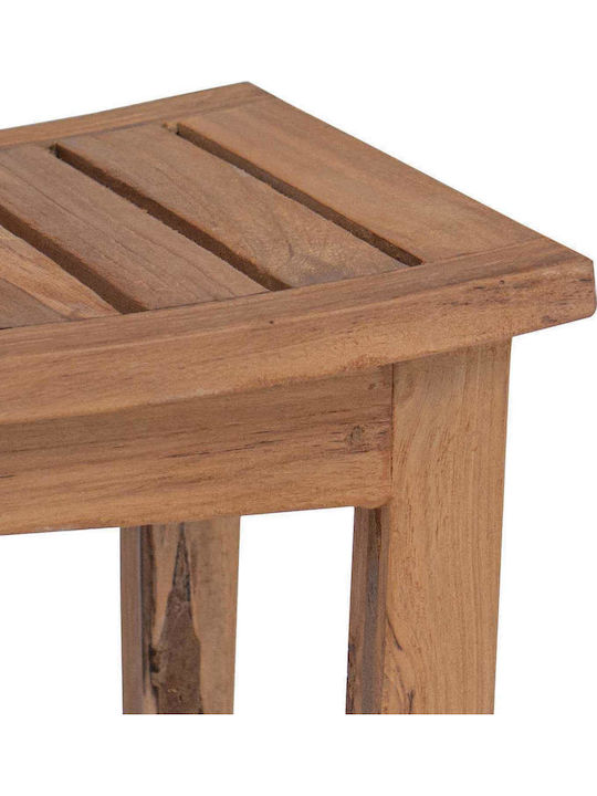 vidaXL Επιδαπέδια Ραφιέρα Μπάνιου Ξύλινη 50x35x45cm Καφέ