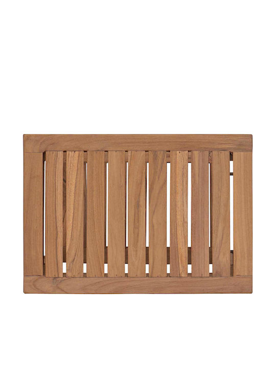 vidaXL Επιδαπέδια Ραφιέρα Μπάνιου Ξύλινη 50x35x45cm Καφέ