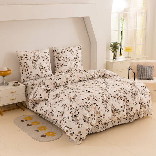 Cotton Market Двойна 200x200см Бежова