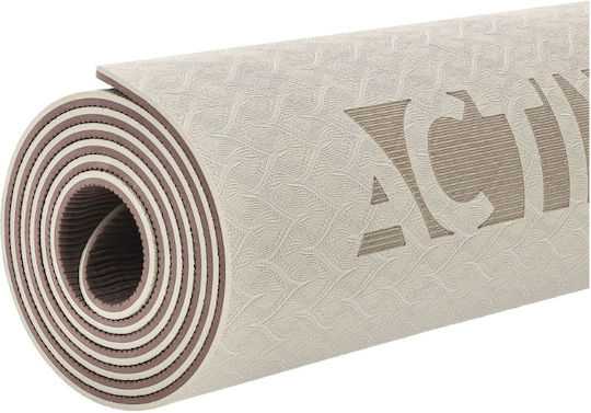 Activ Space Στρώμα Γυμναστικής Yoga Καφέ (183x61cm)