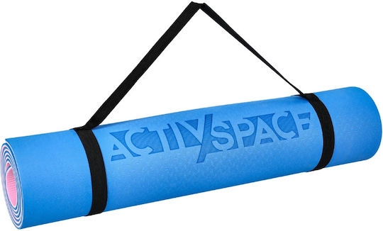 Activ Space Saltea de Gimnastică Yoga Roz (183x61cm)