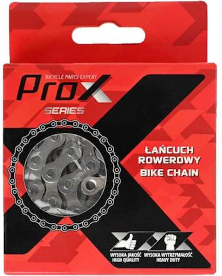 Pro-X Lanț Bicicletă 6 / 7 Viteze 116L Gri