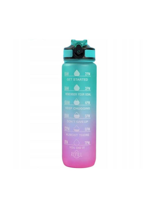 ecarla Plastic Water Bottle 1000ml Green