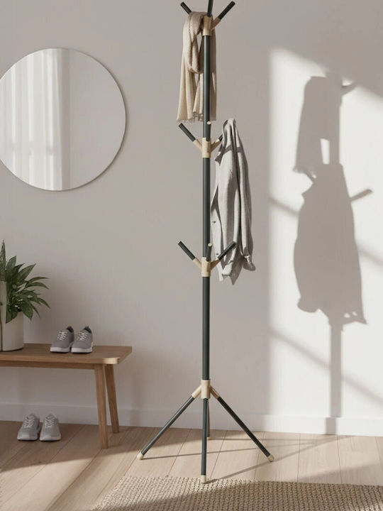 SteweHome Καλόγερος Μεταλλικός Πολύχρωμος 174cm