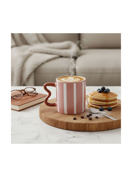 Estia Becher Keramik Rosa 450ml